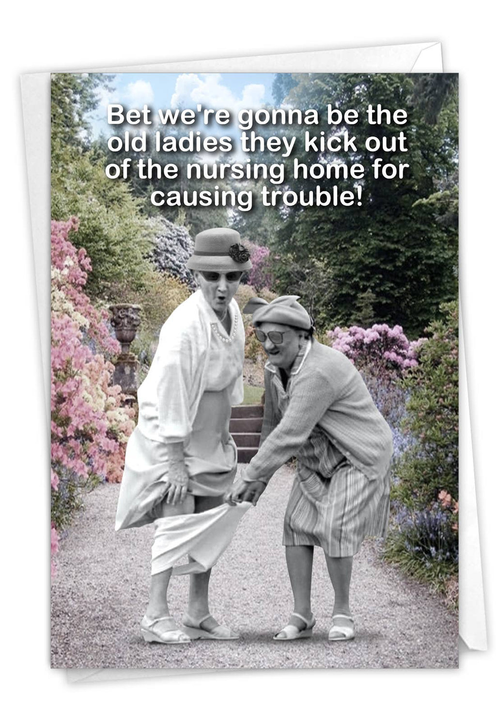 Birthday Card - Old Troublemakers